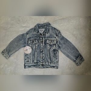 Baby Toddler Denim Jacket, Punk Grunge, 1T Or 12 Months,  NWT